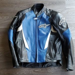 Alpinestars leather motorcycle jacket